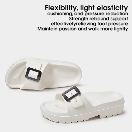 KELLIE™ | Mules Douces à Boucle