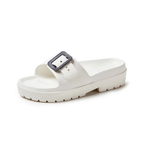 KELLIE™ | Mules Douces à Boucle