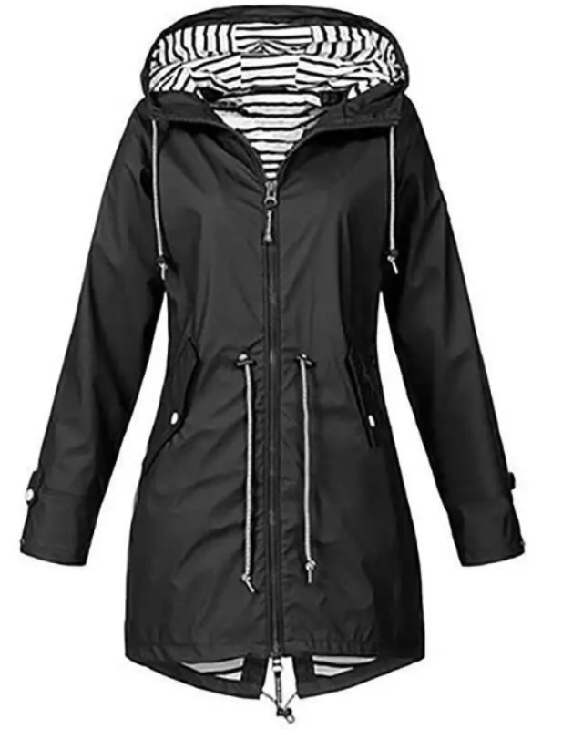 LENA™ | Veste Imperméable Légère à Capuche