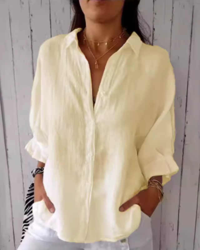 CINDY™ | Chemise Boutonnée Décontractée