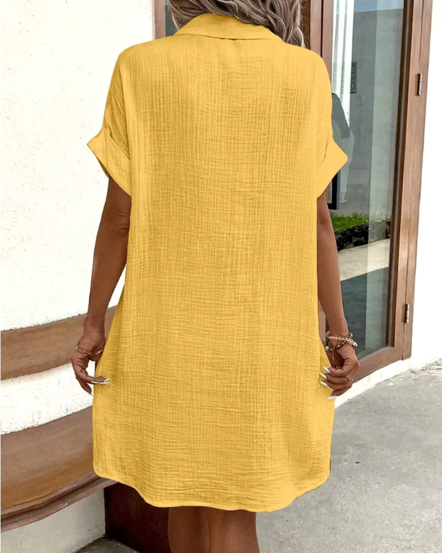 LYNN™ | Robe Minimaliste à Boutons