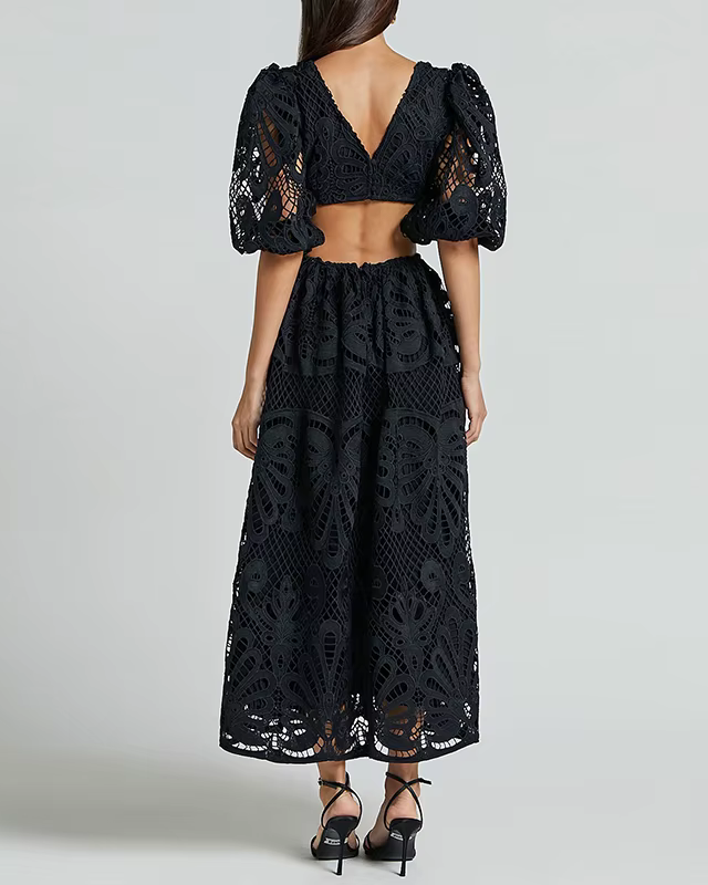 AXELLE™ | Robe A-ligne Dentelle