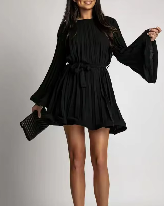 STEPHANIE™ | Robe Courte Plissée
