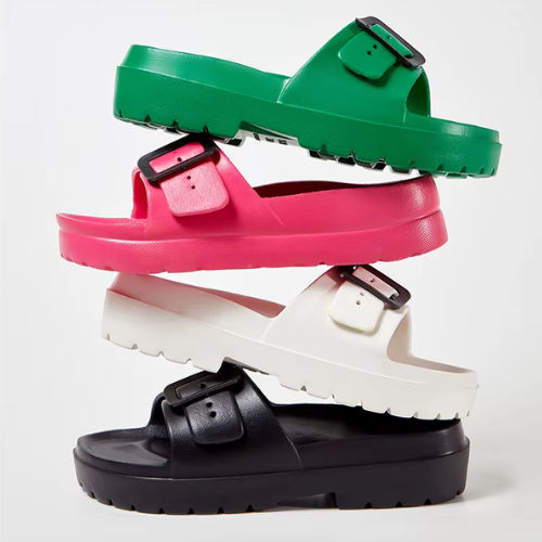 KELLIE™ | Mules Douces à Boucle