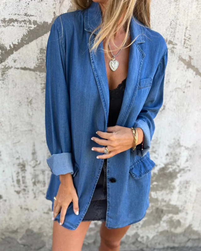 KARO™ | Veste en Jean Décontractée