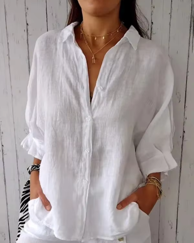 CINDY™ | Chemise Boutonnée Décontractée