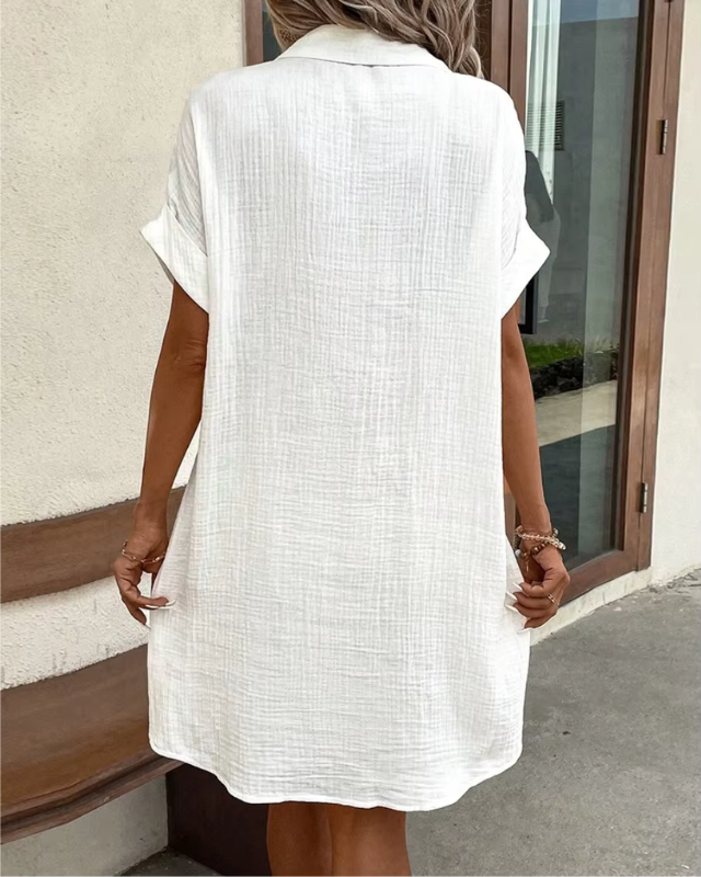 LYNN™ | Robe Minimaliste à Boutons