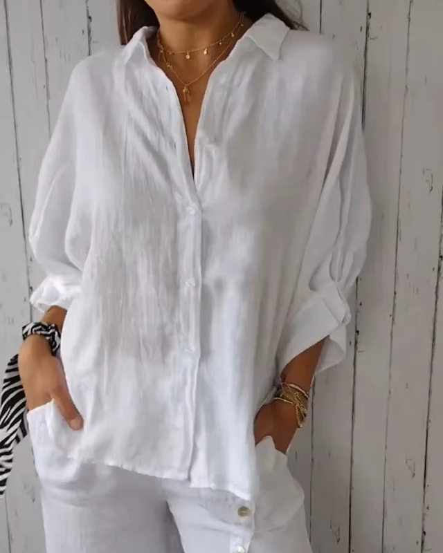 CINDY™ | Chemise Boutonnée Décontractée