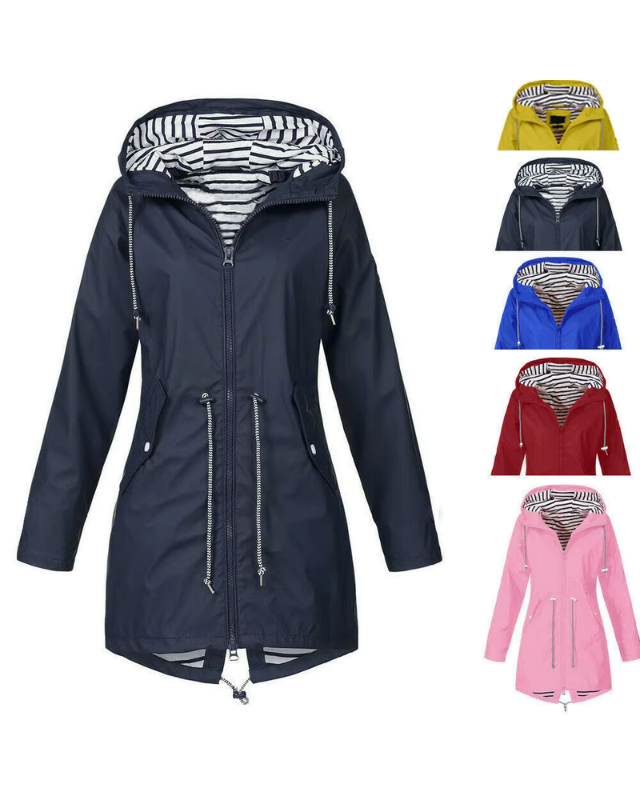 LENA™ | Veste Imperméable Légère à Capuche