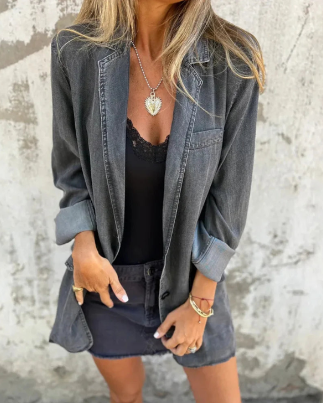 KARO™ | Veste en Jean Décontractée