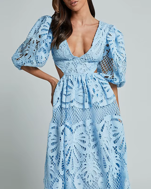 AXELLE™ | Robe A-ligne Dentelle