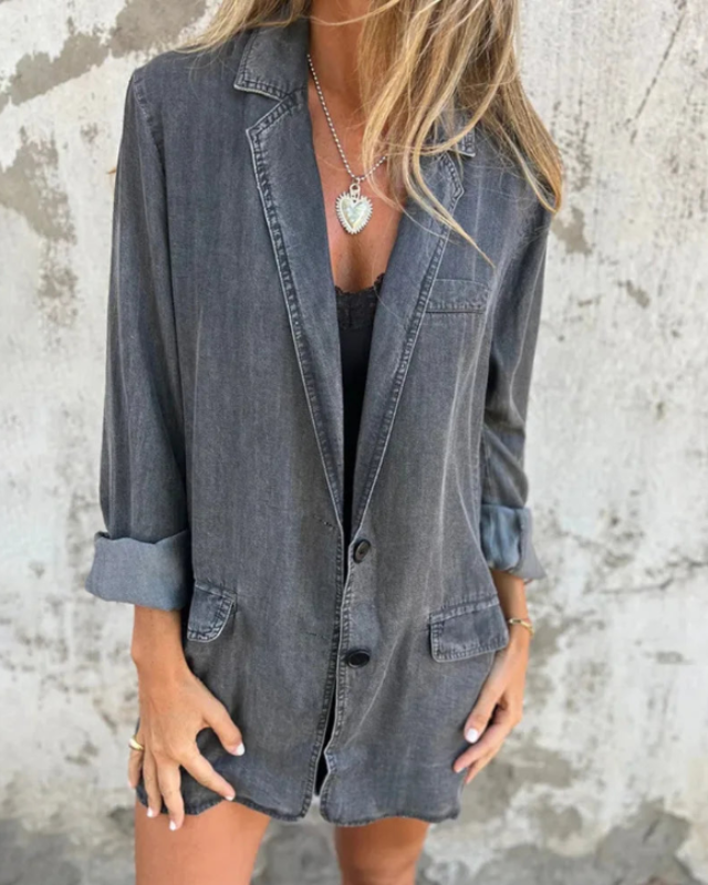 KARO™ | Veste en Jean Décontractée