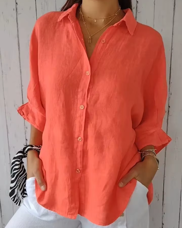 CINDY™ | Chemise Boutonnée Décontractée