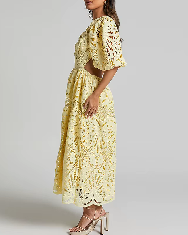 AXELLE™ | Robe A-ligne Dentelle