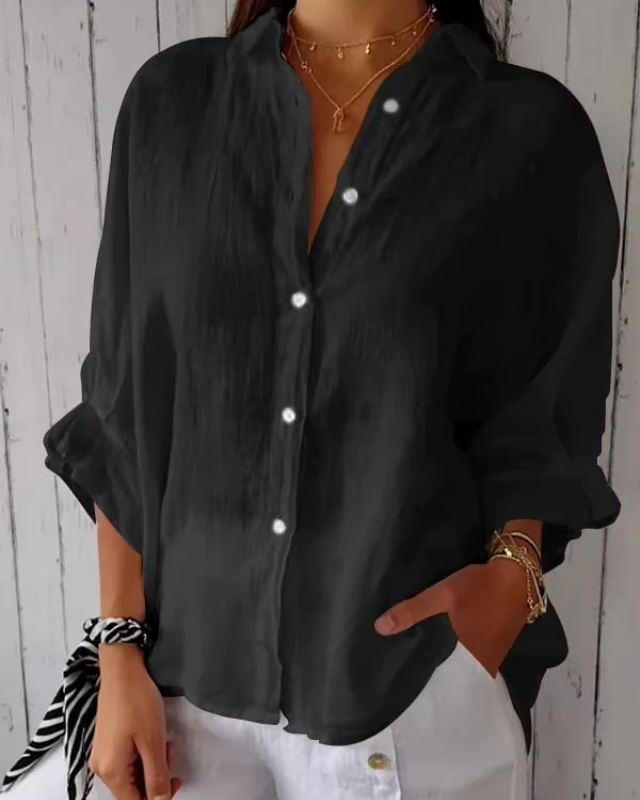 CINDY™ | Chemise Boutonnée Décontractée