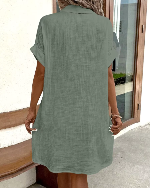 LYNN™ | Robe Minimaliste à Boutons