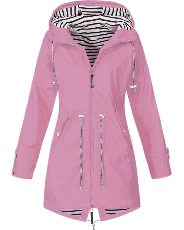 LENA™ | Veste Imperméable Légère à Capuche