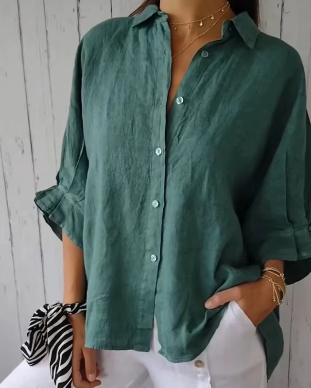 CINDY™ | Chemise Boutonnée Décontractée