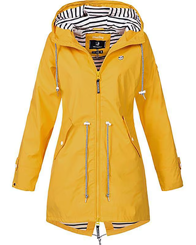 LENA™ | Veste Imperméable Légère à Capuche